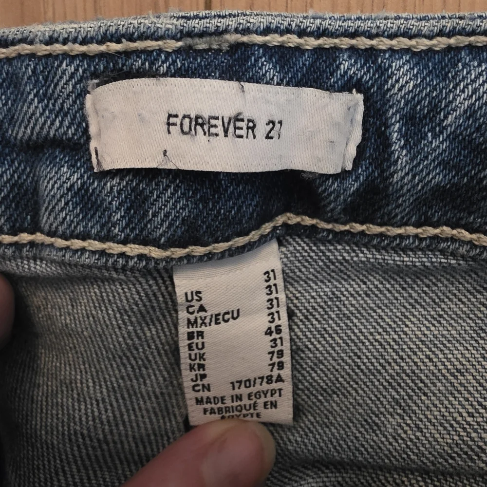 Forever 21 High Waisted Super Flare Jeans- 31